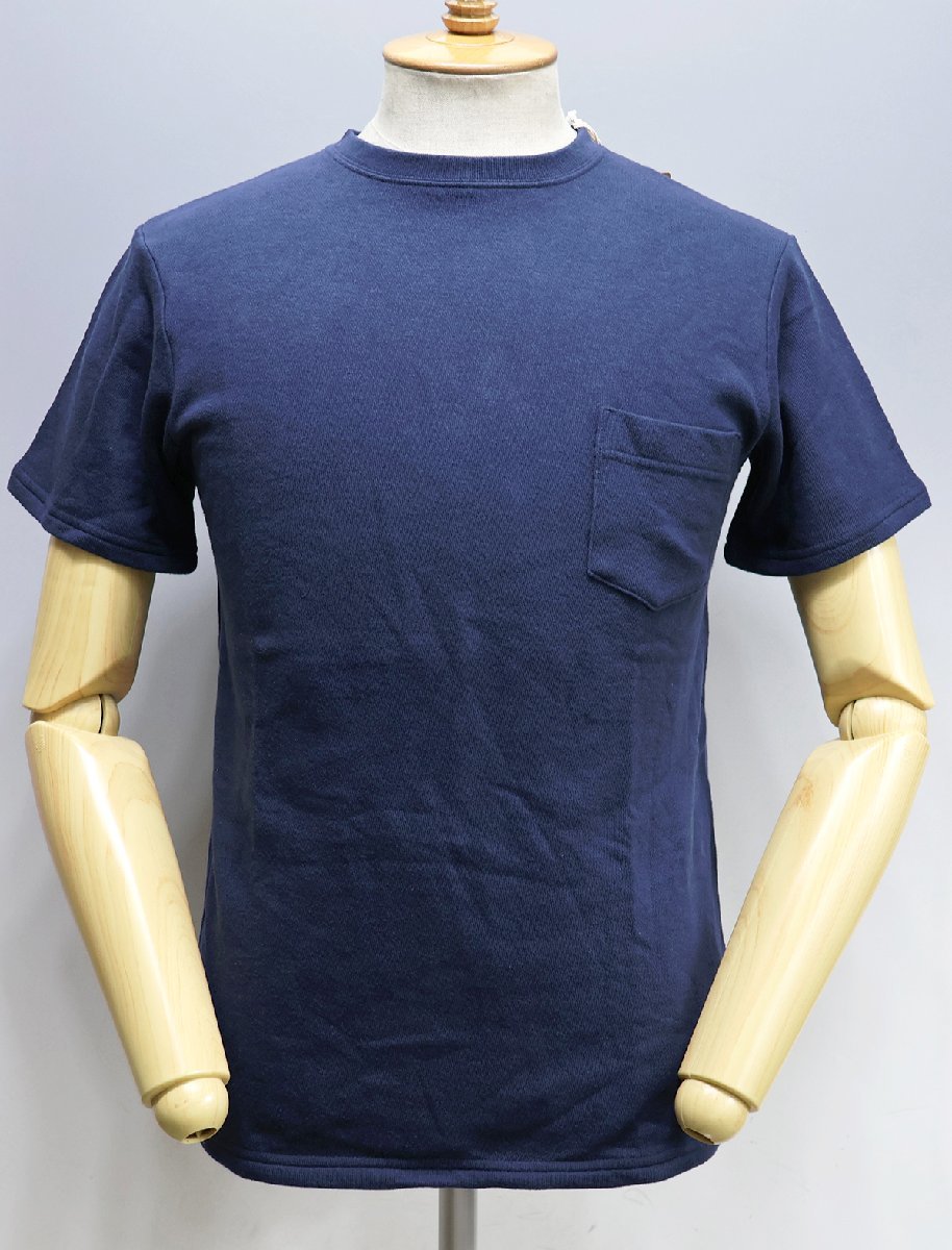 Workers K&T H MFG Co (ワーカーズ) UL Short Sleeve Sweat / ウルトラライト 半袖スウェット 未使用品 ネイビー size 36(S)拍卖