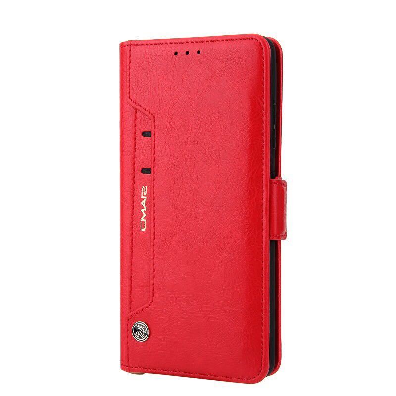 Galaxy S21 Ultra 5G ケース Galaxy s21 Ultra カバー ギャラクシー S21 ウルトラ レザーケース SC-52B カード収納 手帳型 レッド拍卖