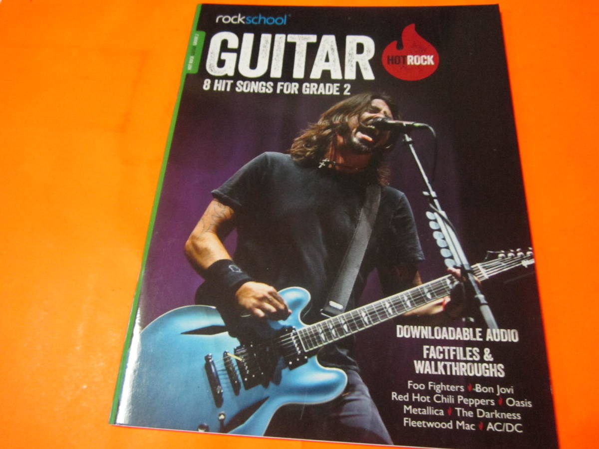 ♪輸入楽譜 ギター ロックスクール Rockschool Guitar Hot Rock Grade 2 音声コード付き メタリカ フリートウッド・マック 他拍卖