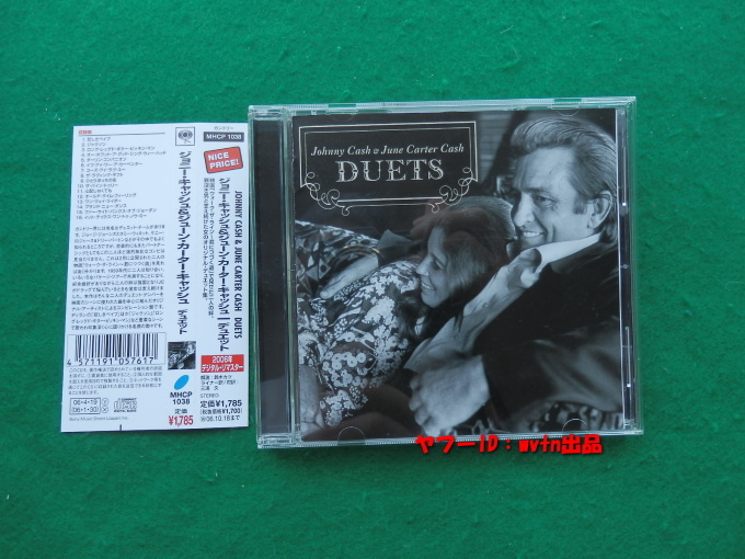 ジョニー・キャッシュ&ジューン・カーター・キャッシュ デュエット 日本盤CD1枚 帯付き拍卖