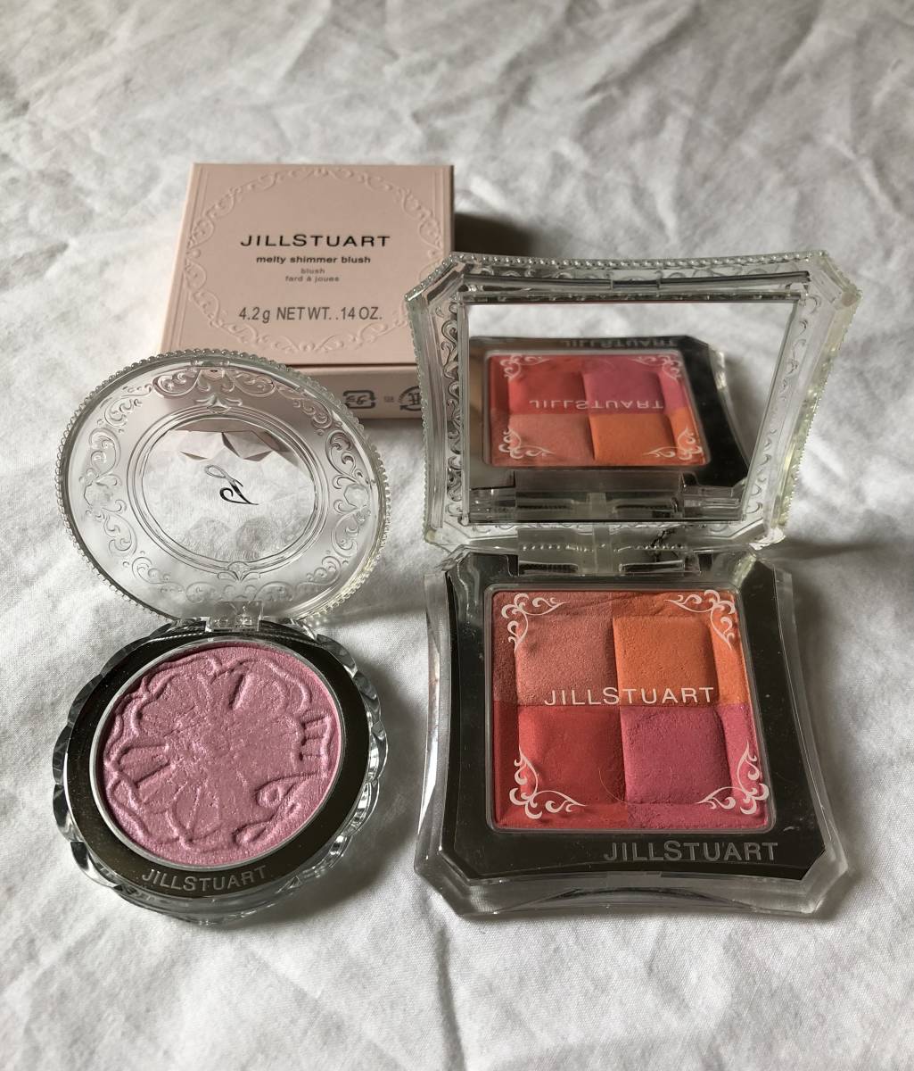 2点 限定 101 メルティシマー ブラッシュ berry drop ミックスブラッシュコンパクト 09 ittle bouquet ジルスチュアート チーク ハイライト拍卖