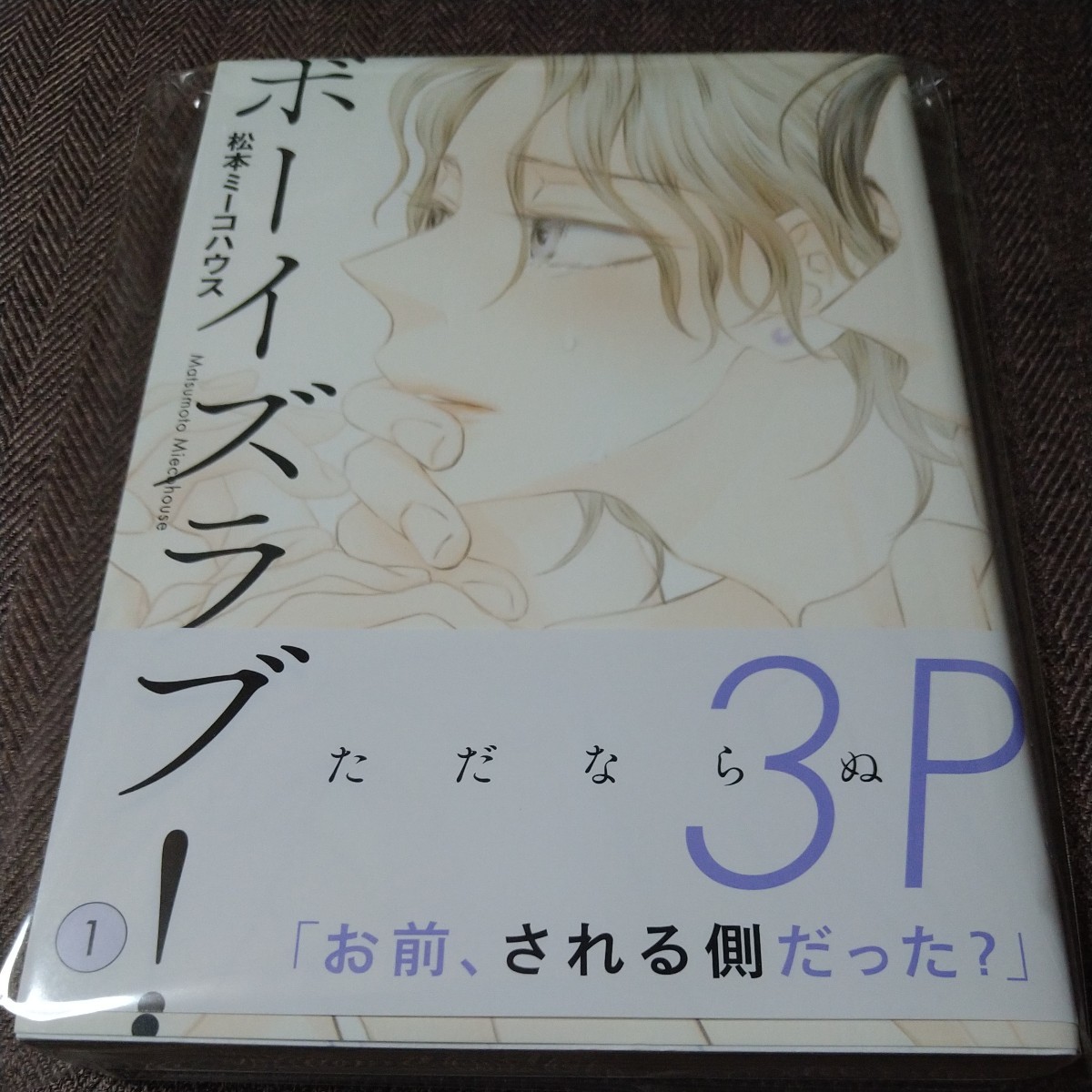 直筆サイン本 「ボーイズラブ!①」 松本ミーコハウス 特典ペーパー付き拍卖