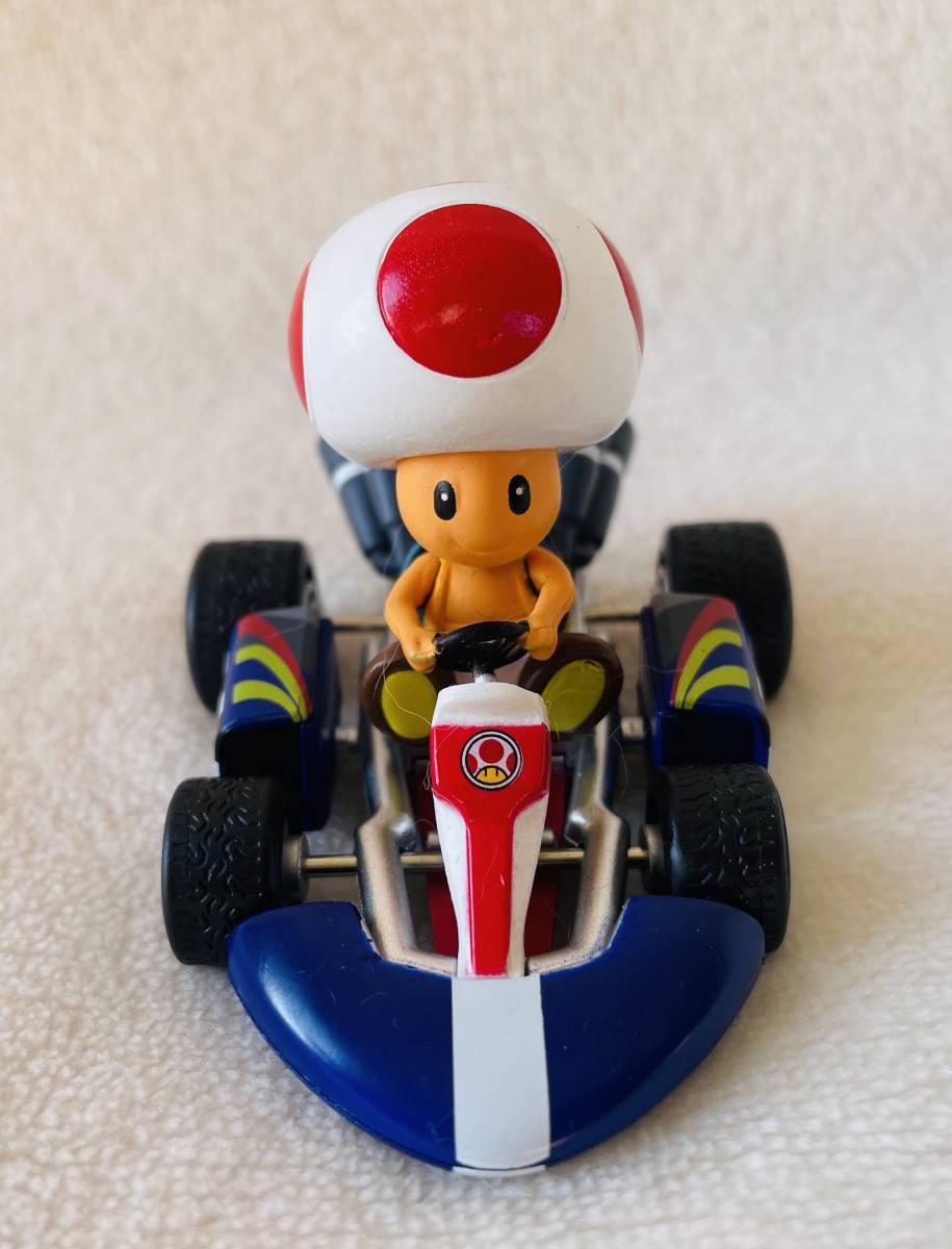 ☆スーパーマリオ プルバックカー キノピオ☆マリオカート ミニカー マスコット フィギュア拍卖