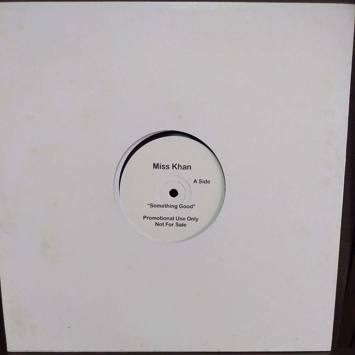 12inch US UNOFFICIAL盤/MISS KHAN SOMETHING GOOD拍卖