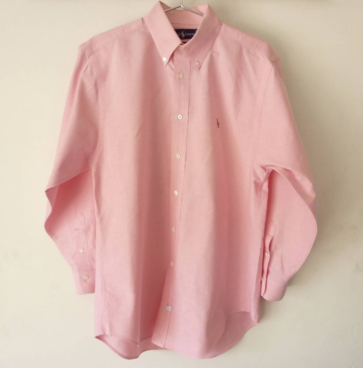 ラルフローレン オックスフォードシャツ ボタンダウンシャツ ポニー刺繍入り 即決あり!拍卖