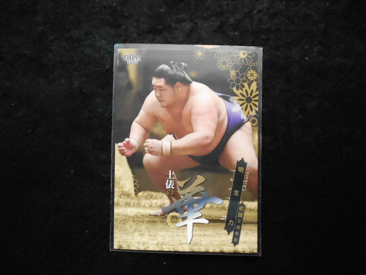 BBM2022大相撲カード華明生拍卖