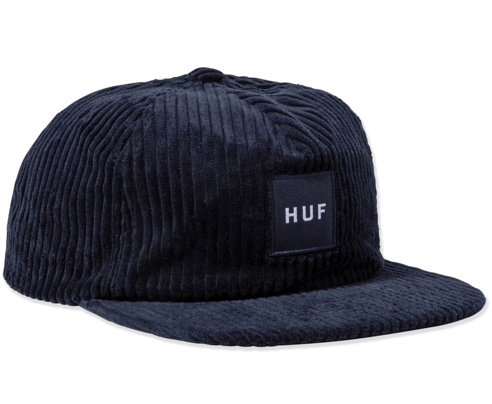 HUF Box Logo 5 Panel Hat Cap Navy キャップ 拍卖