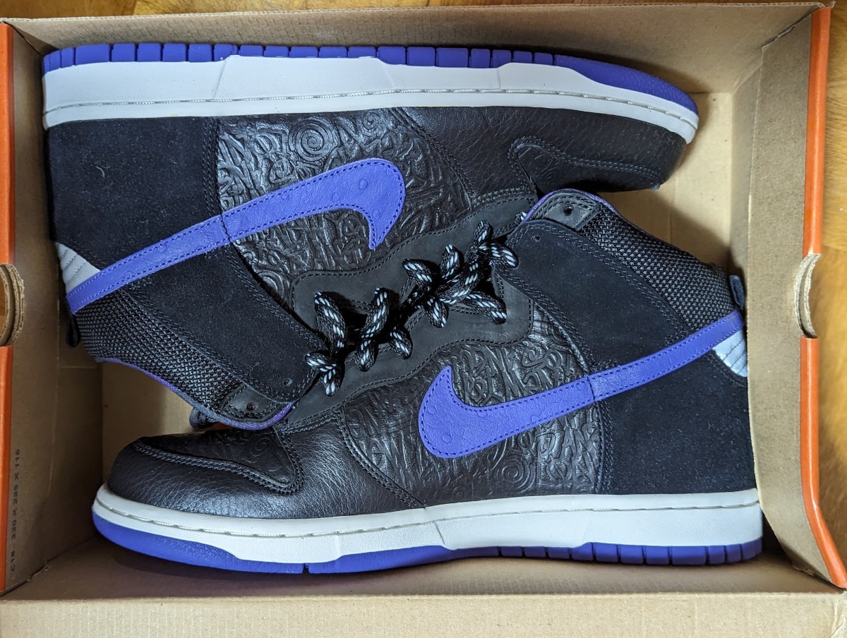 【即決】NIKE × Stussy Dunk High World Tour LA ダンク ハイ ストゥーシー 28cm US10 デッドストック ヴィンテージ 新品未使用拍卖