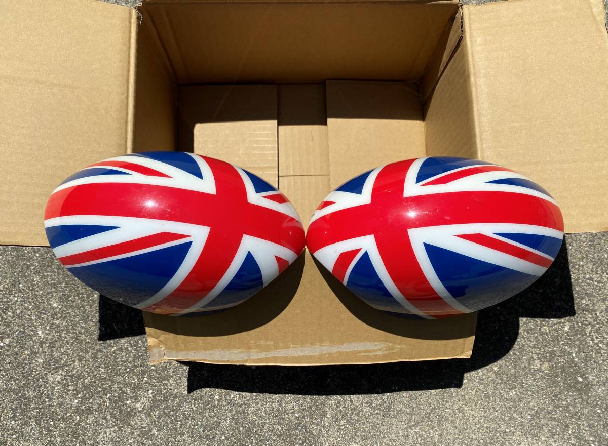 【MINI 純正オプション ユニオンジャック ドアミラーカバー 左右2点セット R60 クロスオーバー】拍卖