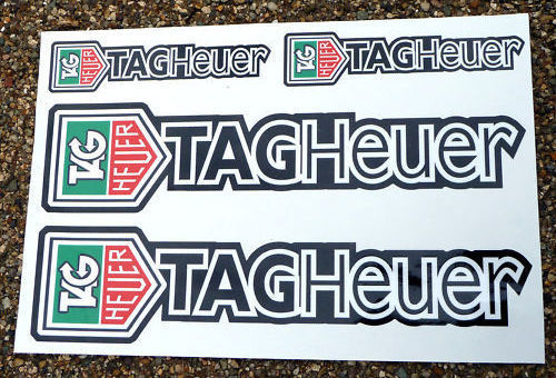 海外 限定品 送料込み TAG HEUER タグホイヤー スイス 高級 腕時計 4枚セットステッカー拍卖