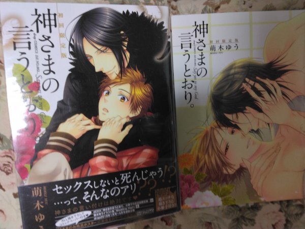 初回限定版★BLC萌木ゆう「神さまの言うとおり。初回限定版」drapコミックス拍卖