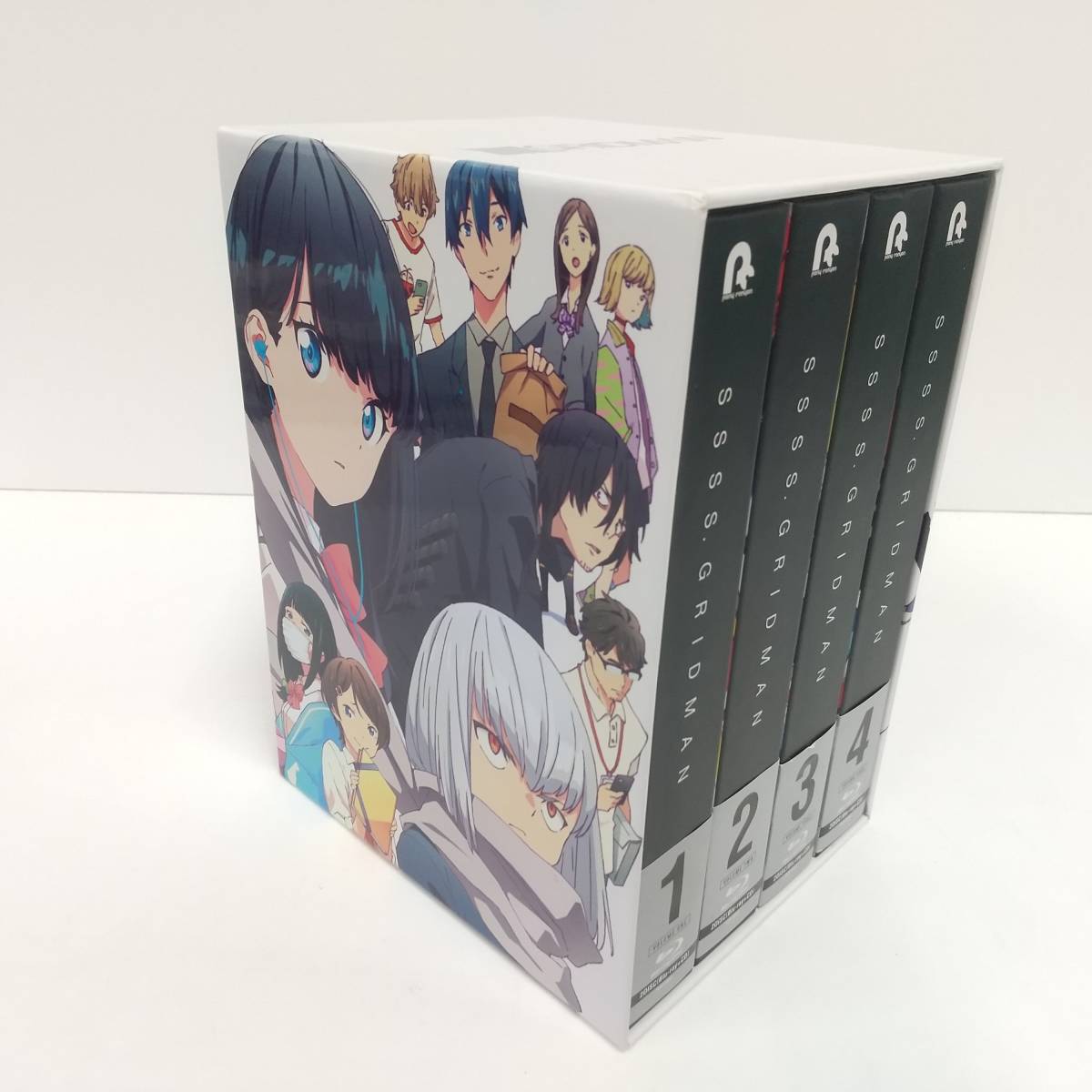 1210【Blu-ray 全4巻】SSSS.GRIDMAN 全4巻セット きゃにめ全巻収納BOX付 グリッドマン拍卖