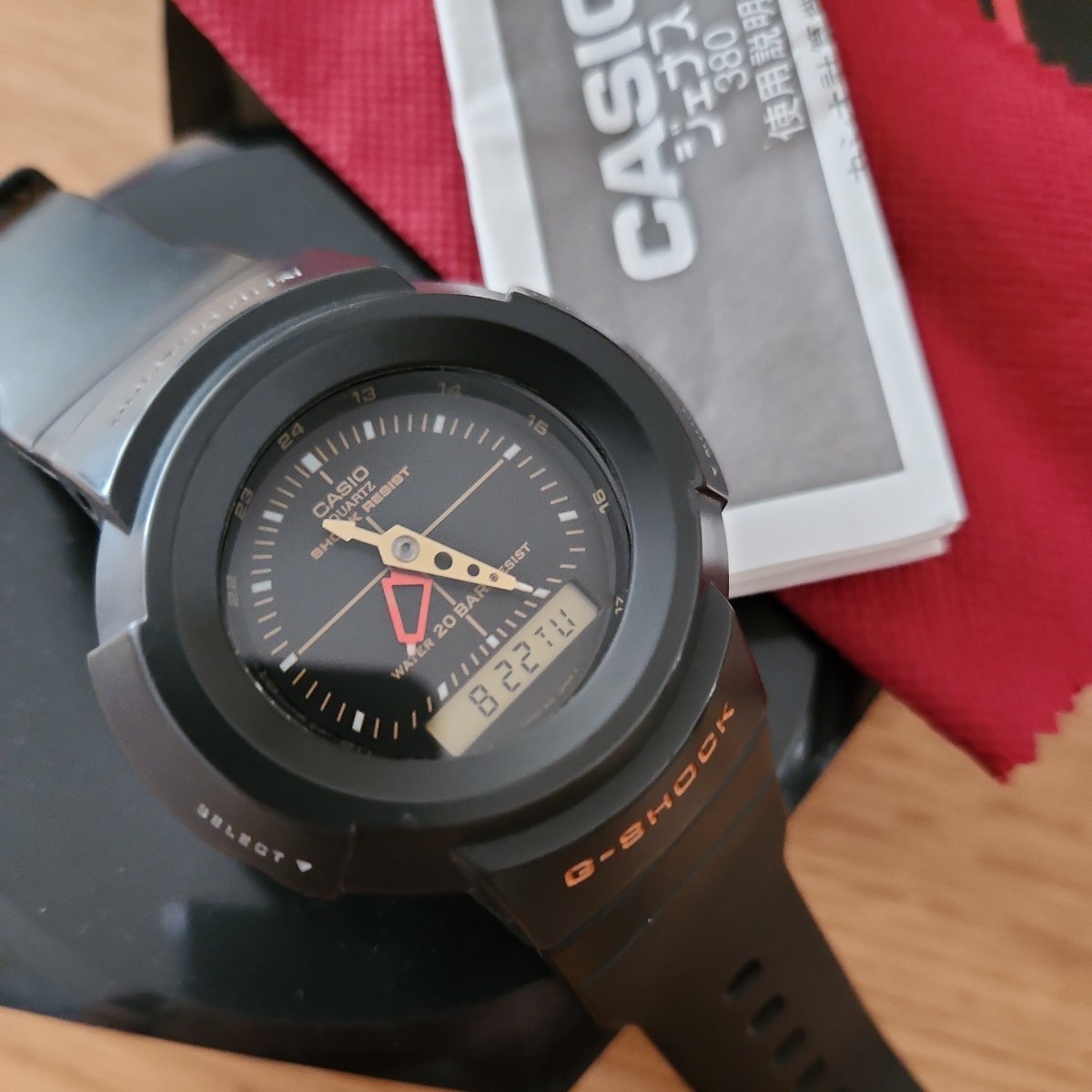 即決 生産終了 CASIO Gショック 96年発売 初代 ユナイテッドアローズ AW-500UA-1E 電池交換済み拍卖