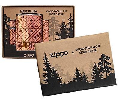 Zippo WOODCHUCK USA Zippo Cedar Wrap 新品未着火品拍卖