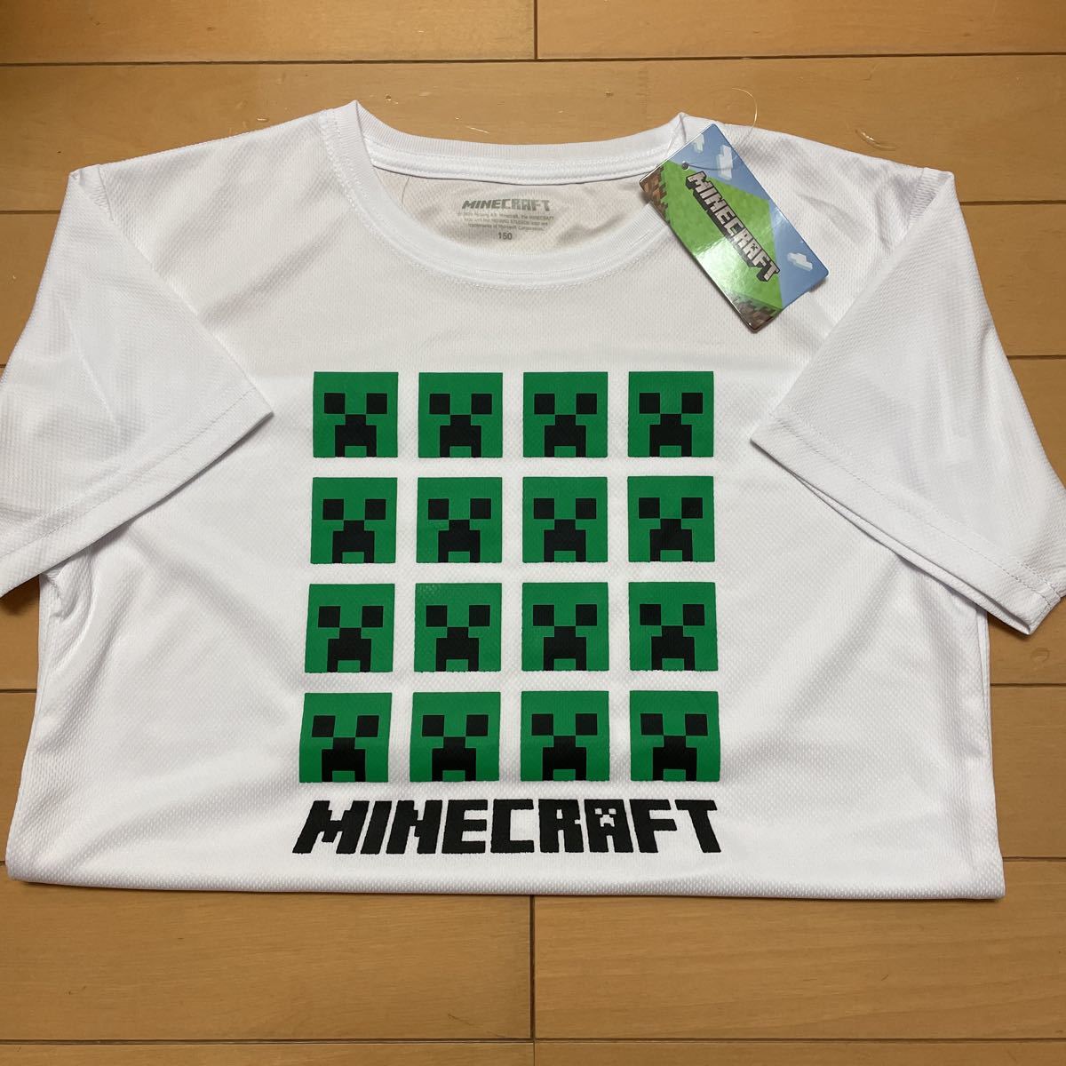 ☆MINE CRAFT☆半袖Tシャツ ☆サイズ150ホワイト☆拍卖