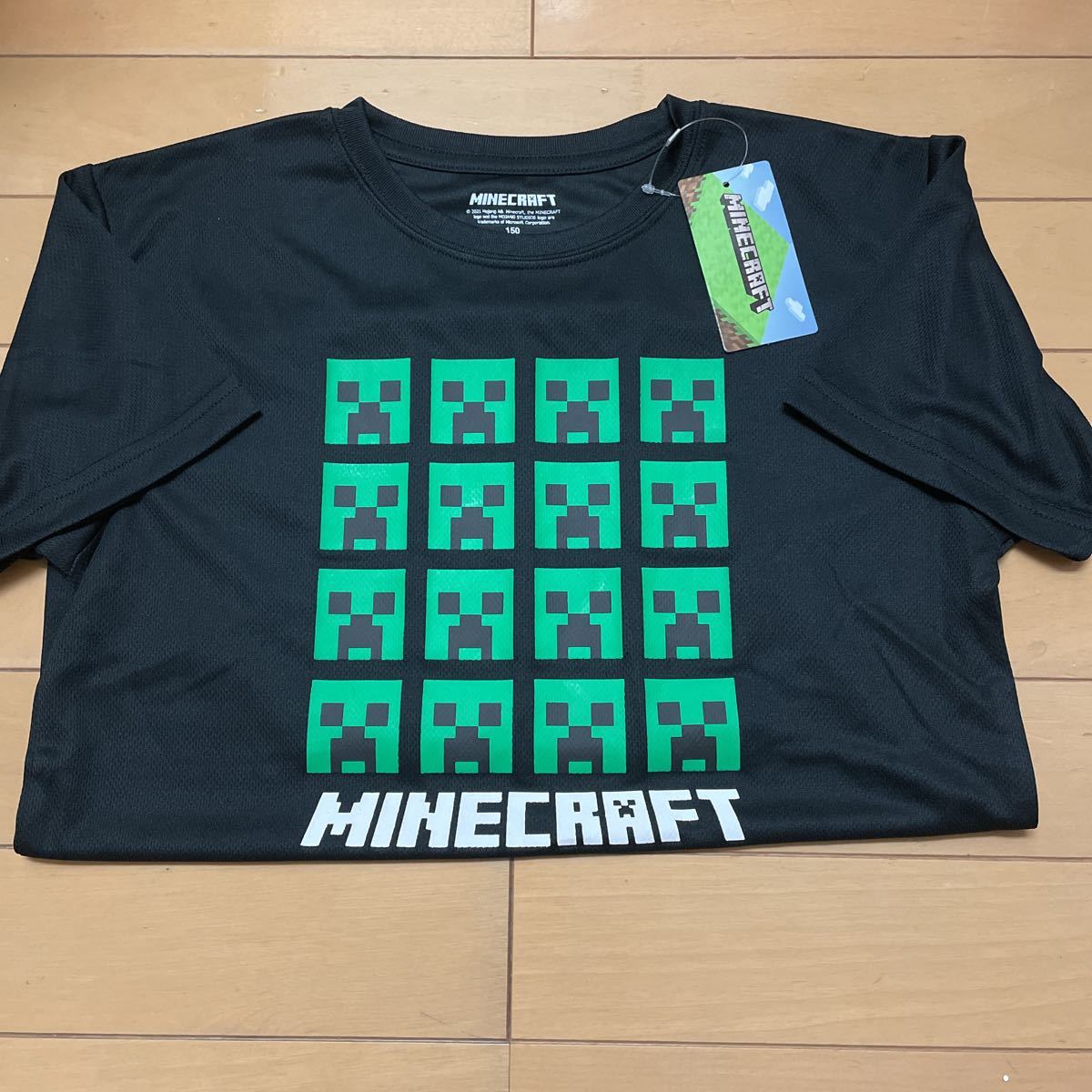 ☆MINE CRAFT☆半袖Tシャツ ☆サイズ150ブラック☆拍卖