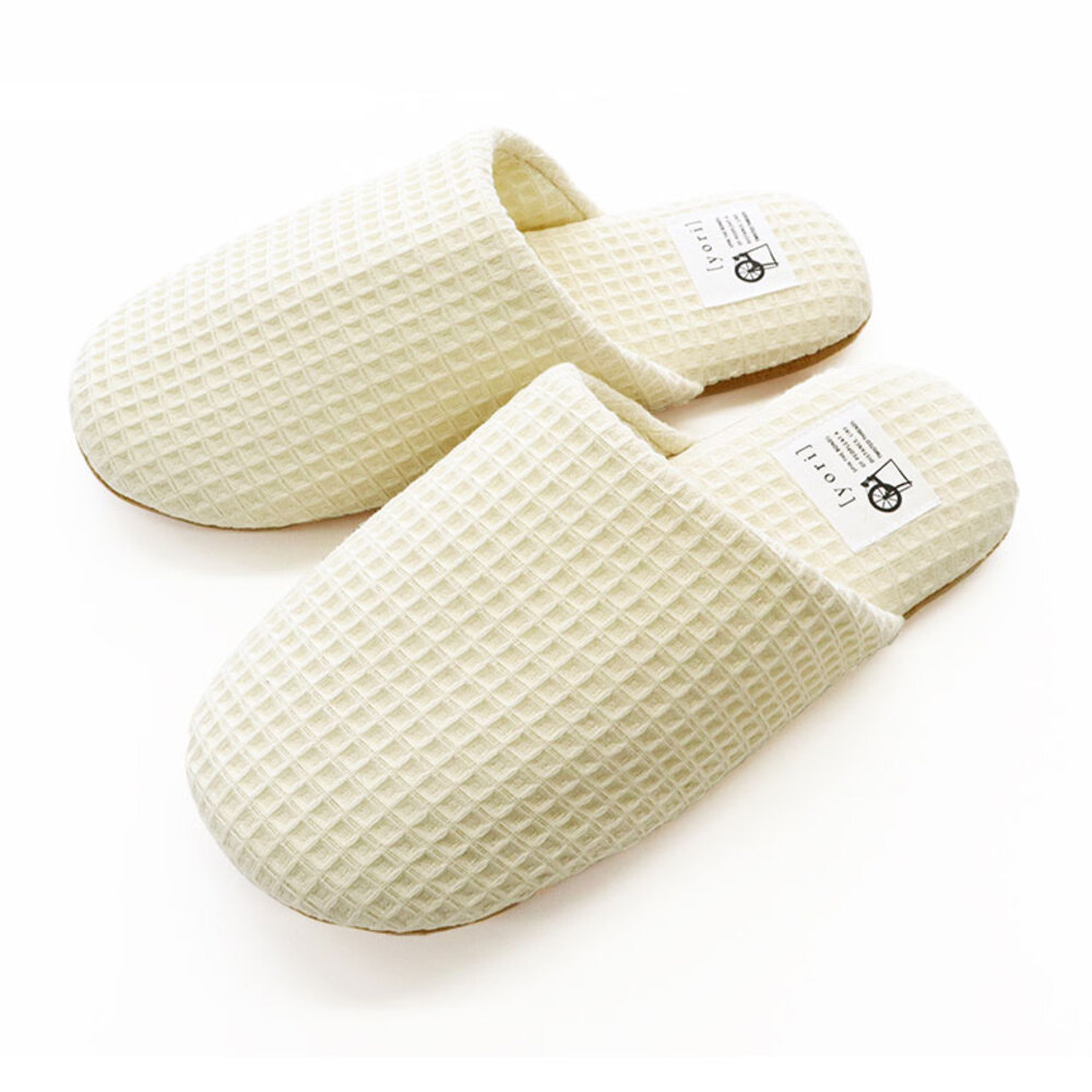 ☆ バニラ ☆ Mサイズ(22.5~24.5cm) ☆ yori ヨリソフトスリッパ スリッパ 洗える 室内 おしゃれ オクムラ ブランド yori ヨリ トイレ拍卖