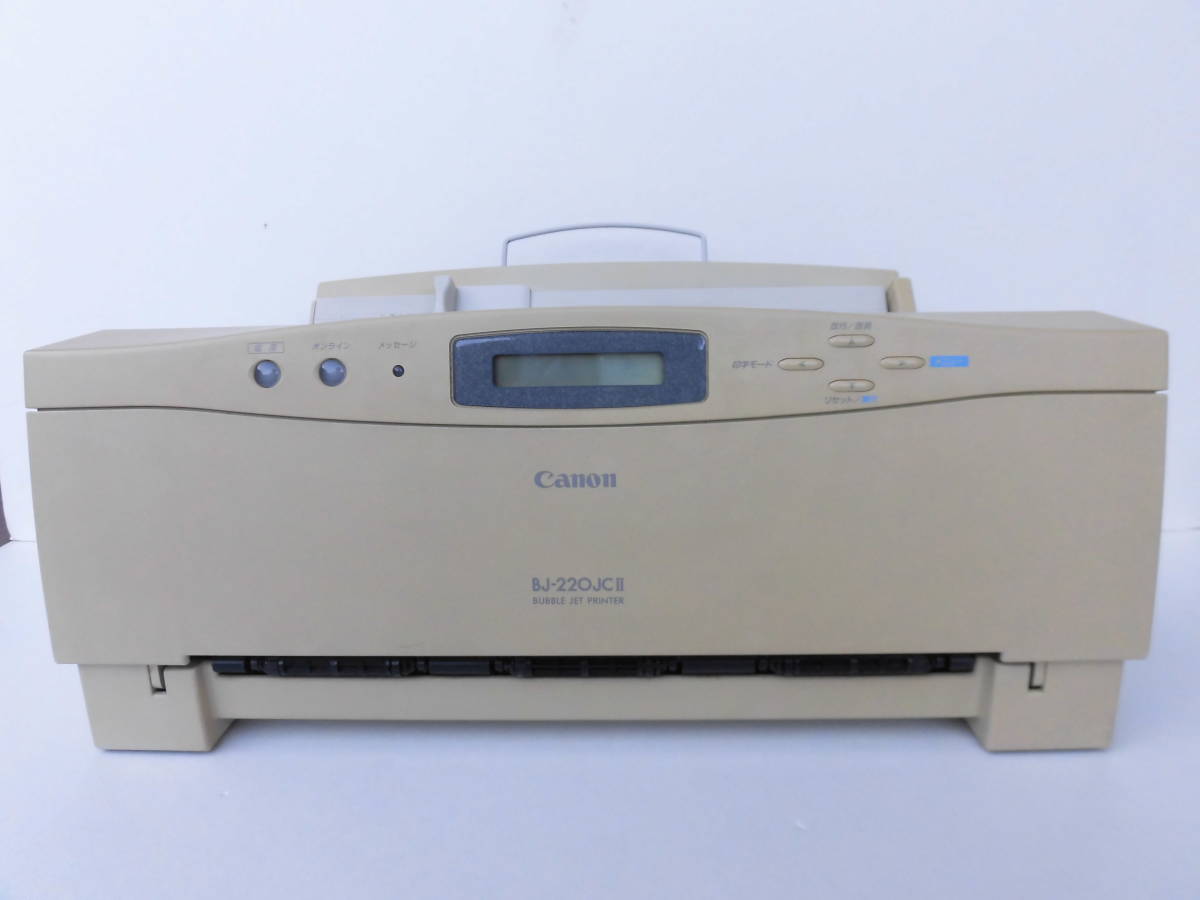 Canon BJ220JCⅡ(シリアルケーブル、電源ケーブル付属)拍卖