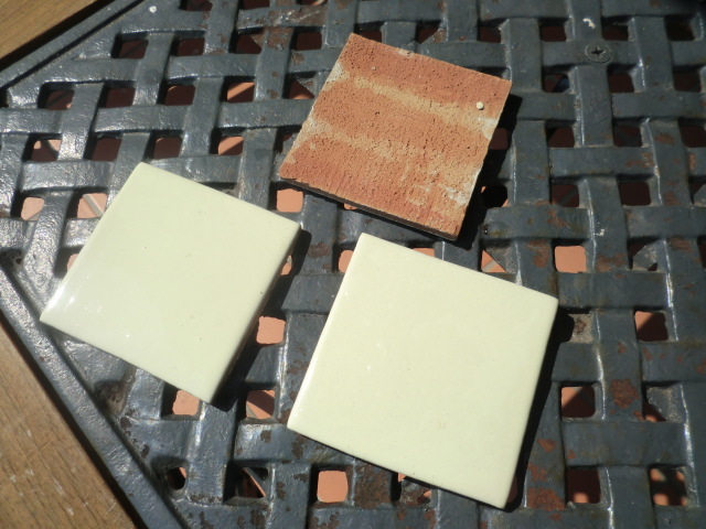 輸入タイル⑧ 20枚 10cm×10cm×1cm 長期保管品拍卖