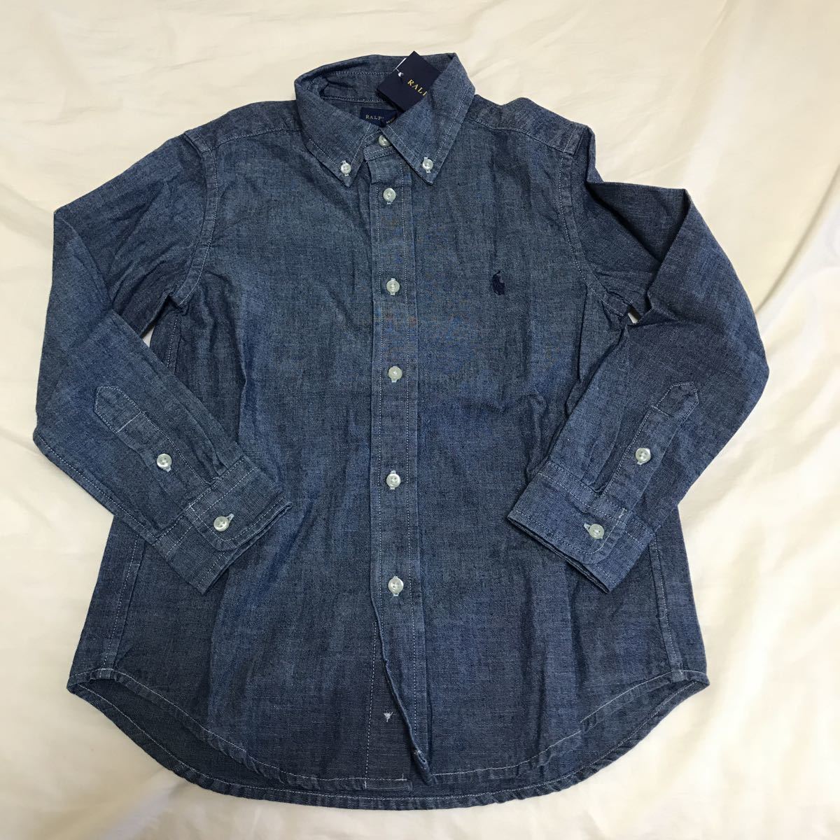 ★新品★ラルフローレン 大活躍ダンガリーシャツ 120拍卖