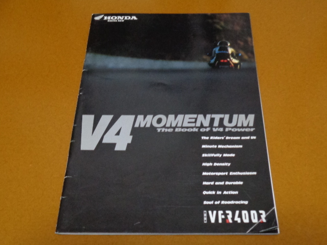 V4、VFR400R、NC30。検 ホンダ、レーサー、レーシング、HRC、V型 4気筒、RVF、VFR750R、RC30、NR、VF 400 750 1000 F R インターセプター拍卖