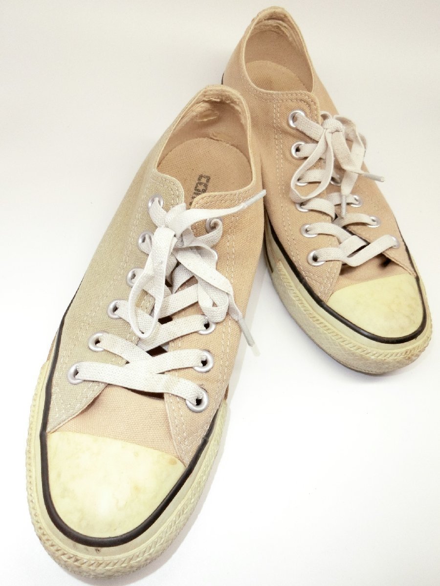 ■【YS-1】 コンバース ■ レディース スニーカー ALL STAR ■ ベージュ系 24cm ■【同梱可能商品】■J拍卖