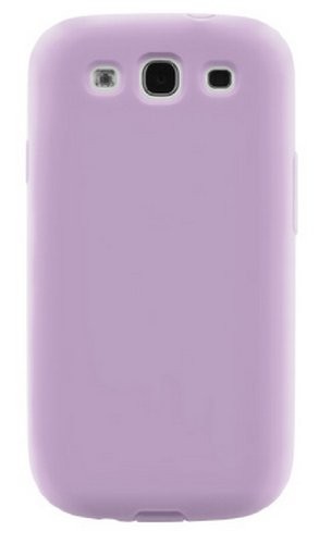 スマホケース カバー Galaxy S III SwitchEasy ピンク パープル 紫 保護フィルム付 イヤホンジャック コネクタプロテクター拍卖