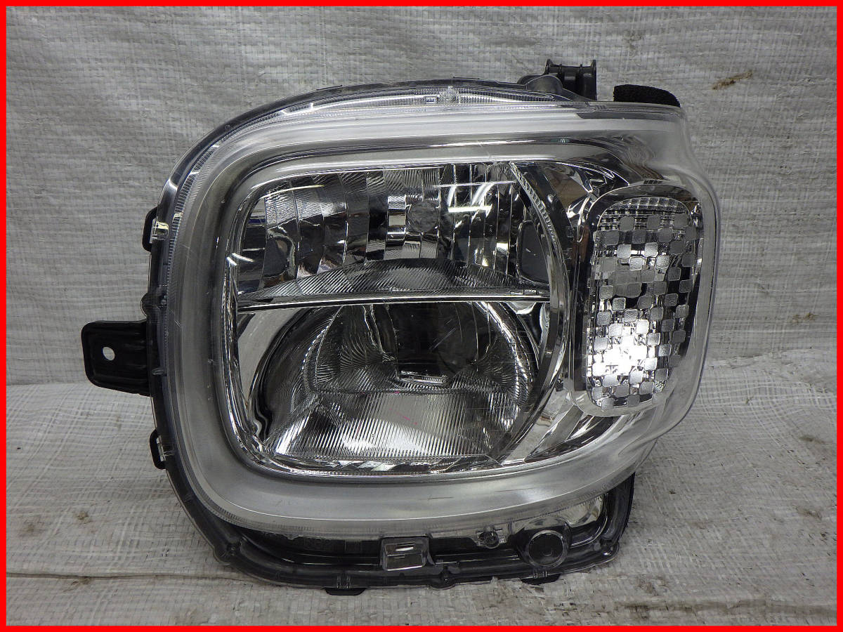 MK53S スペーシア LED左ヘッドライト左ライト 左側 ICHIKOH 1959 ヘッドランプ ランプ拍卖