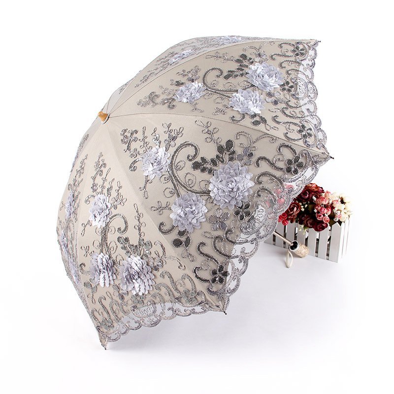 cjx1595★日傘 長傘二重張レース遮光100%uvカット晴雨兼用 軽量紫外線遮断超軽量 おしゃれ雨傘 日焼け止め対策オシャレかわいいレディース拍卖