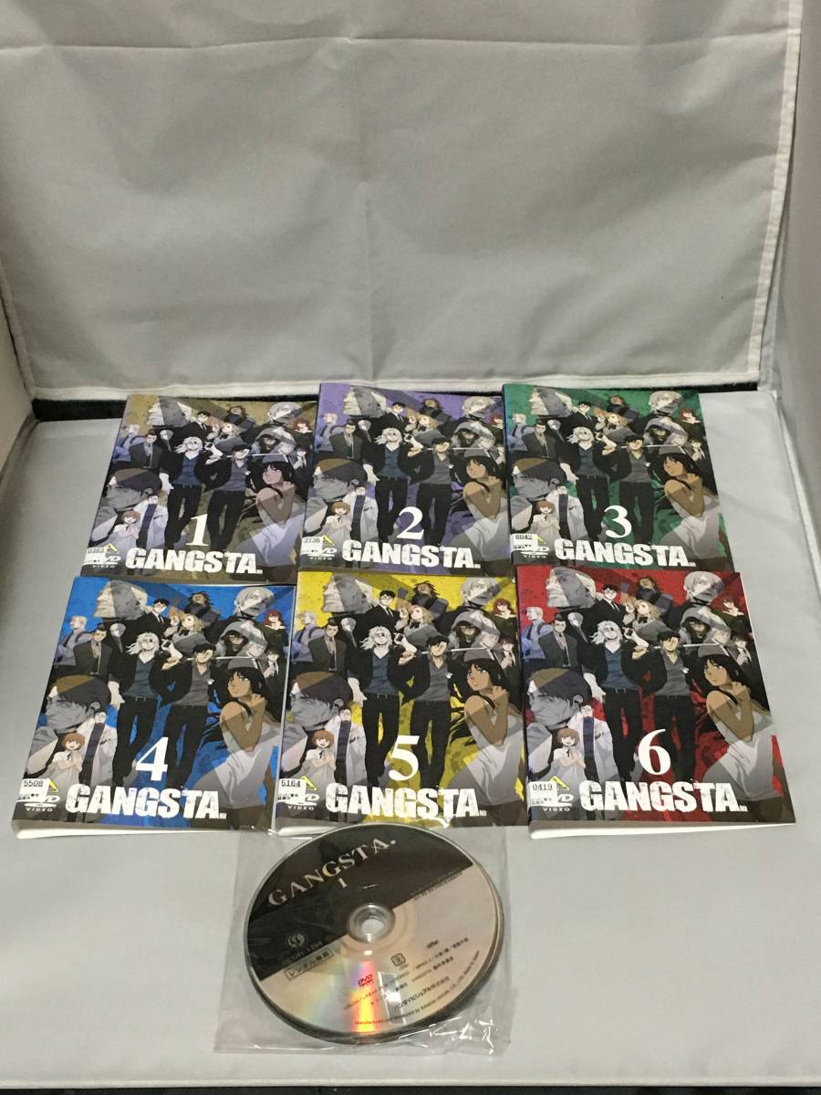 DVD ギャングスタ GANGSTA. 全6巻セット レンタル拍卖