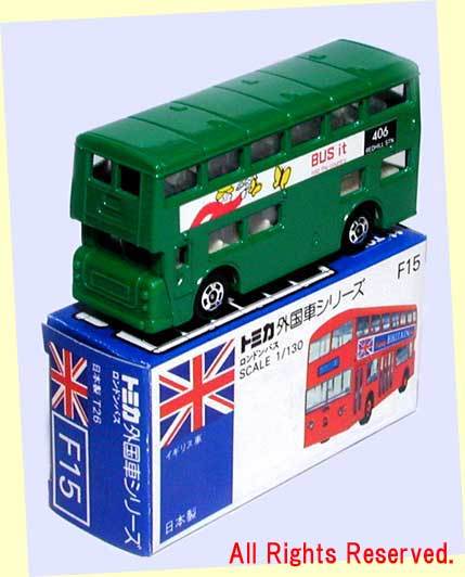 ▲▲#1978- F15-UK-B ロンドンバス イギリスB仕様★Bus it★1978年版 限定二階建てバスフェアVer.★日本製・一次流通 新品未使用美品レア拍卖