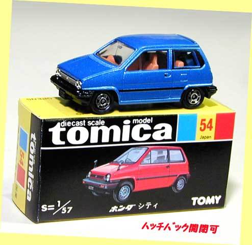 ▲▲#1982-D54 ホンダシティ 青色 限定色★トミカ 1982年 シティーカーニバル限定色Ver.★一次流通 新品未使用絶版美品・超激レア拍卖