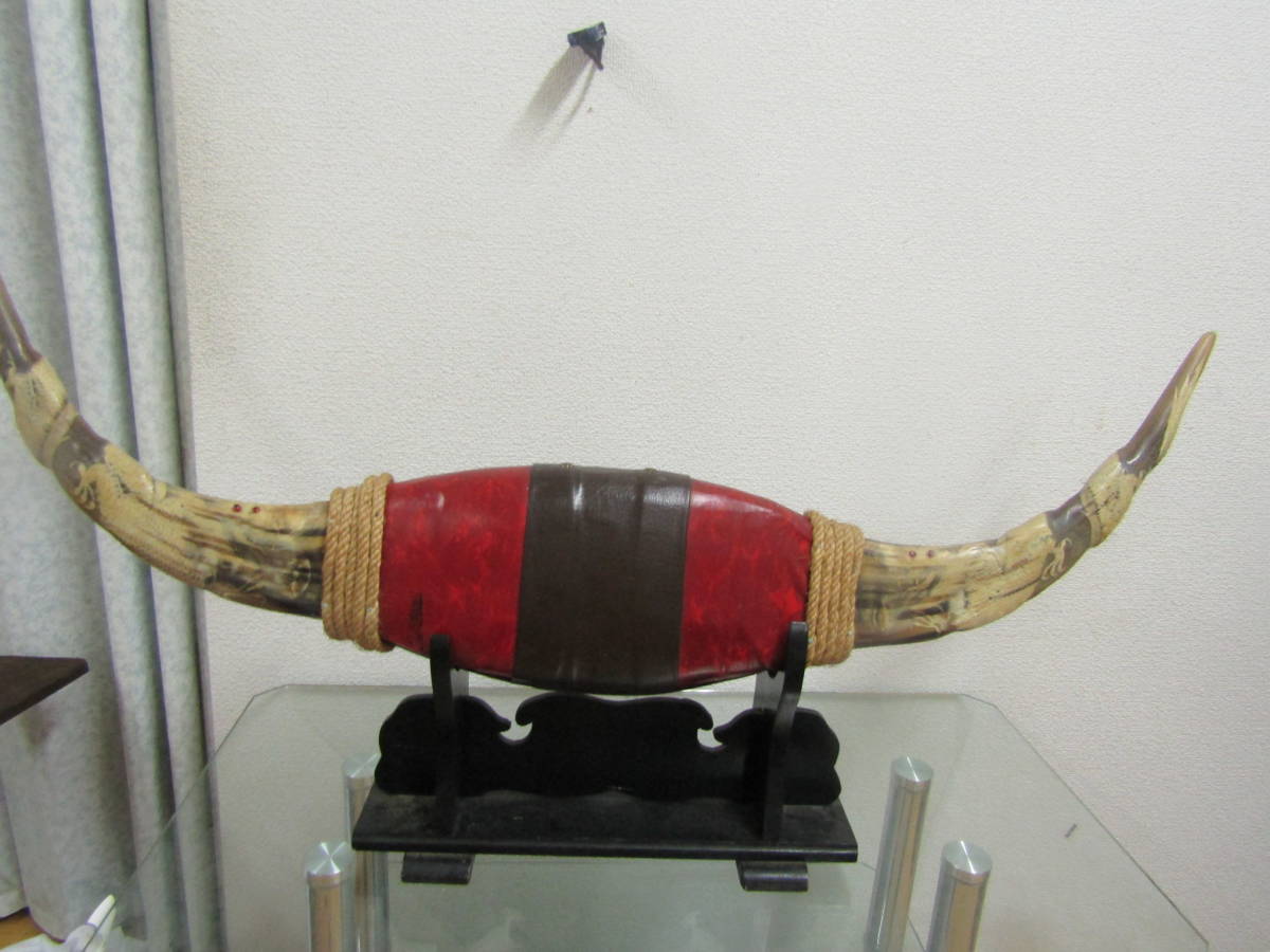 水牛の角型置物拍卖