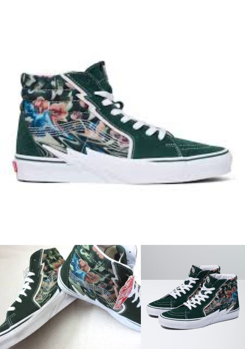 激レア USA限定 バンズ Vans SK8-Hi Bolt【Liquity avocade】キャンバス & スウェード素材 US 9.0インチ 27.0㌢ 新品未使用拍卖