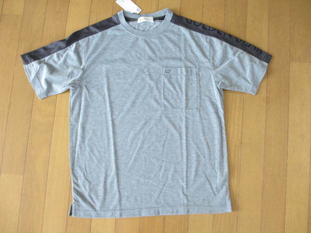ゴールデンベア☆半袖クルーネックTシャツ☆グレー☆Mサイズ☆新品タグ付き拍卖