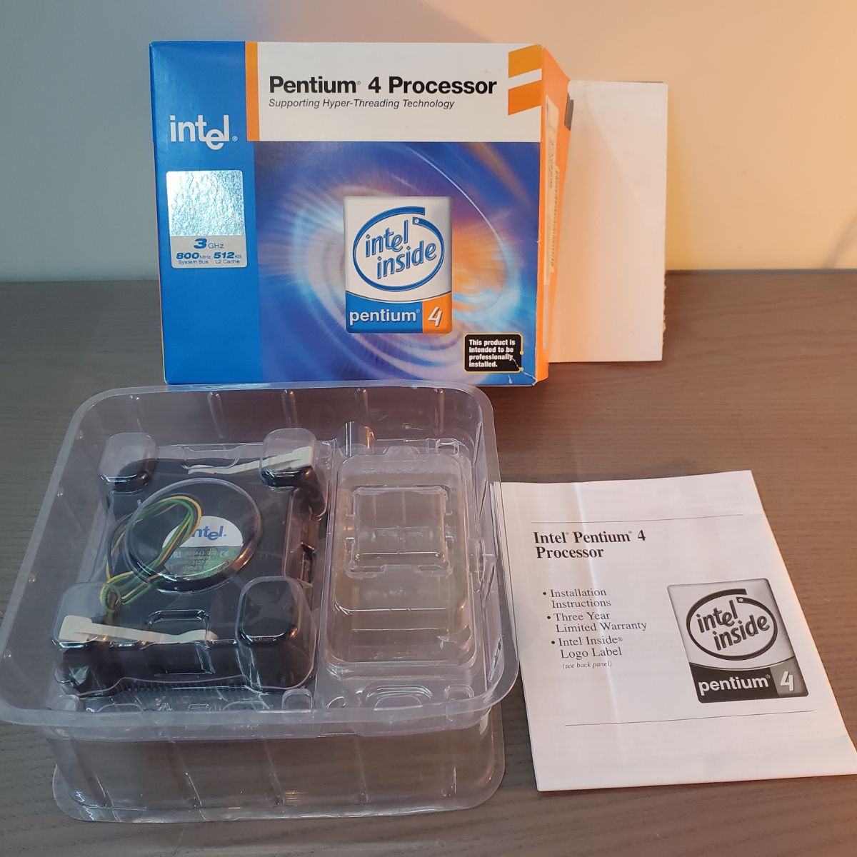 Intel Pentium 4 CPUクーラー インテル 冷却ファン クーラー  未使用拍卖