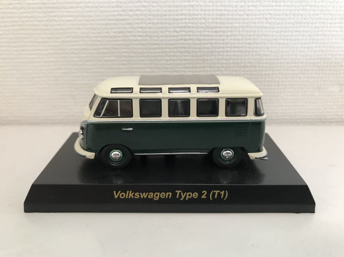 京商 1/64 フォルクスワーゲン ワーゲンバス グリーン VOLKSWAGEN type2 KYOSHO拍卖