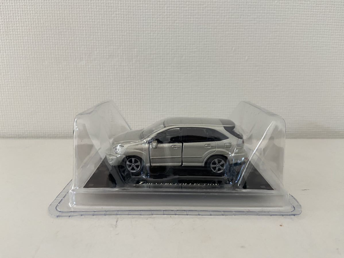 コナミ 1/61 国産車名鑑 003 トヨタ ハリアー TOYOTA HARRIER KONAMI 約1/64 シルバー拍卖