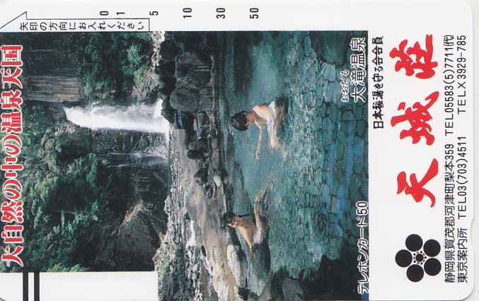 大滝温泉 天城荘/女性入浴【テレカ】F. 11.28 ★送料最安60円~拍卖