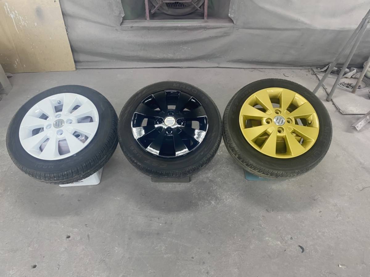 格安 キャンペーン作業・ホイール塗装・1本 11,000円☆白・黒・ゴールド☆限定3色から☆1本~・塗装可能☆拍卖