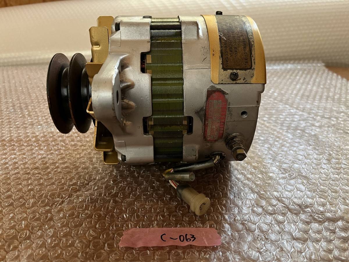 UD オルタネータ 澤藤電機 0214 102 0021 UD 23100 97068 24V 35A 保管品 検索用:UD トラックス シロ 白カプラー 管理№C-063拍卖