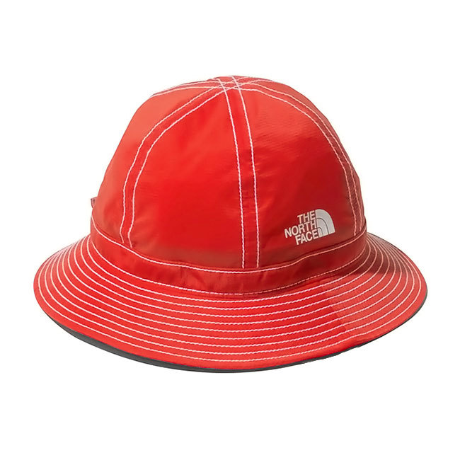 古着 THE NORTH FACE ノースフェイス ドライタッチ スワローテイルハット NNJ01908 KM レッド 赤 帽子 キッズ ベビー拍卖