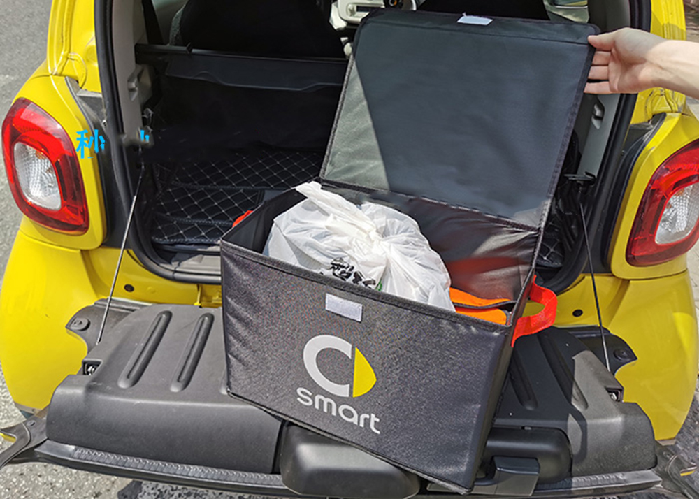 1個車のトランク収納ボックス折りたたみバスケットインテリア片付けオーガナイザースマート 451 453 フォーツーフォーフォーユニバーサル拍卖