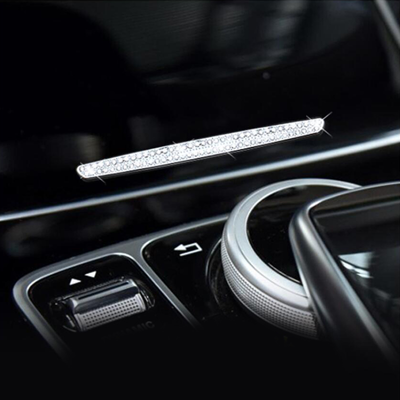 ベンツ センター コンソール カバー ボックス BOX ノブ ベント パネル アームレスト W205 GLC X253W253 AMG シルバー クリスタル拍卖