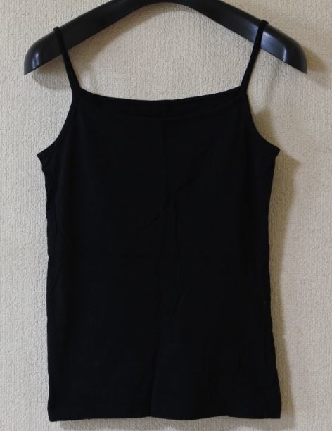 GU ジーユー キャミソール 黒 ブラック Sサイズ ondrakk kf0727拍卖