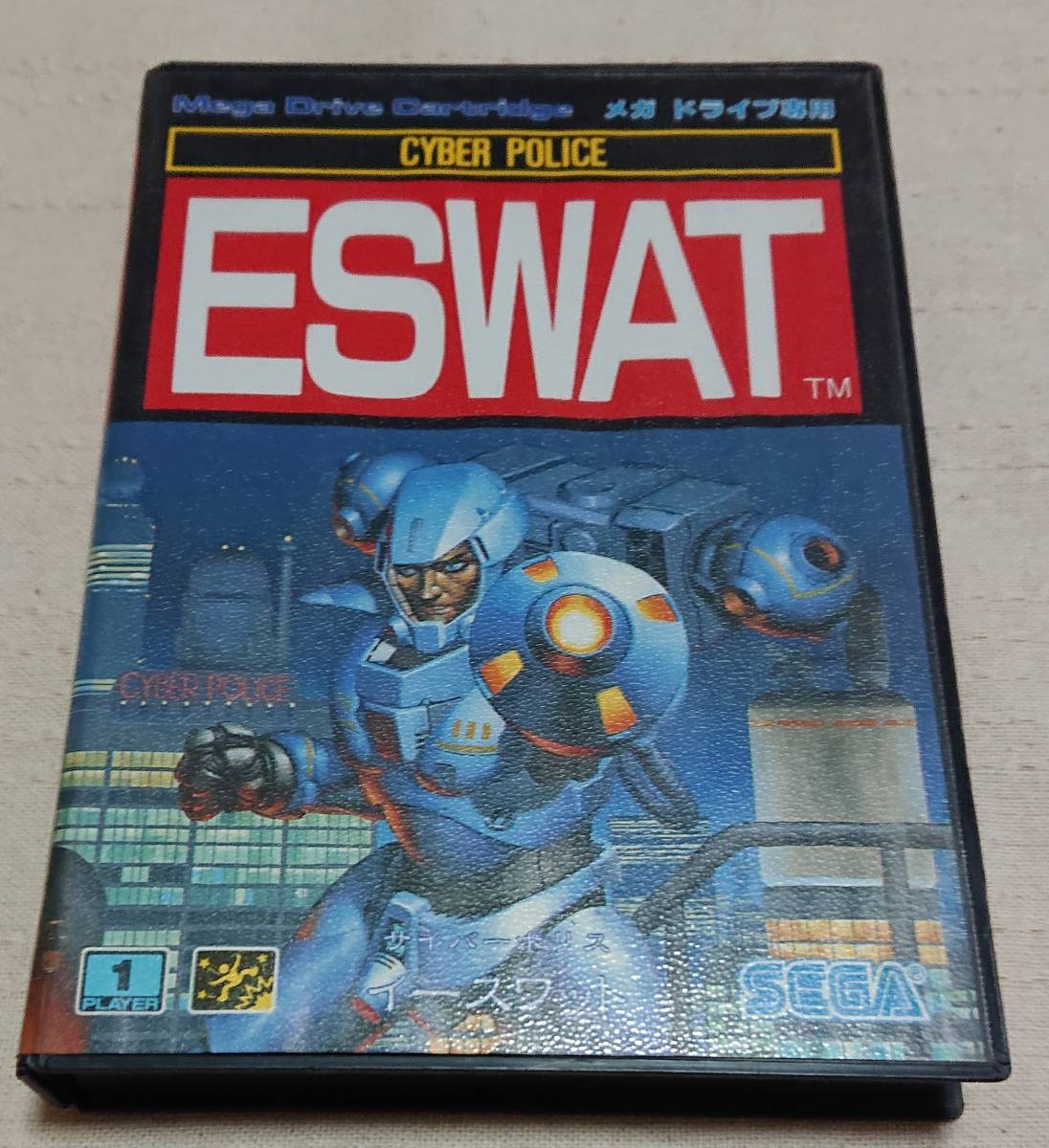 メガドライブ専用 MD サイバーポリス イースワット 拍卖