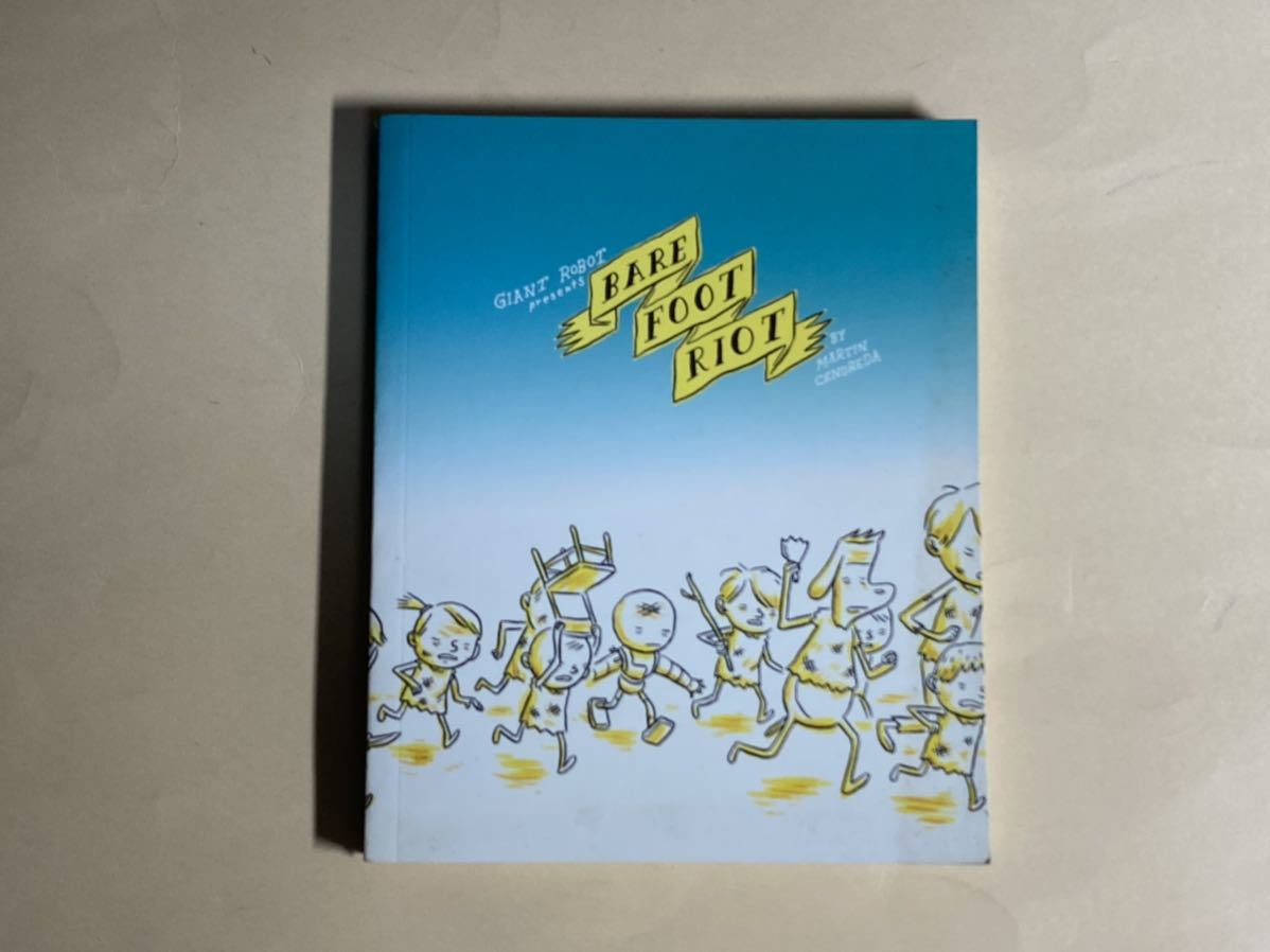 英語 イラスト アートブック Martin Cendreda Bare Foot Riot Giant Robot 2005拍卖