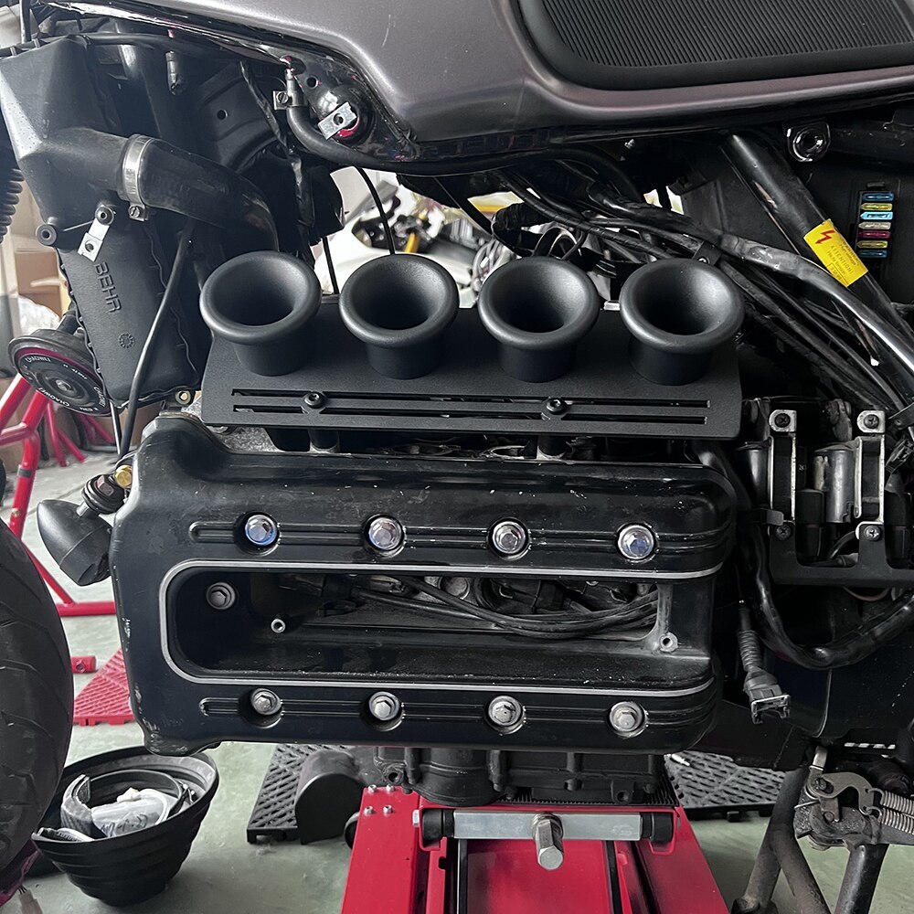 送料無料 Bmw K100 スパークプラグ エアインテーク カバー アルミ拍卖