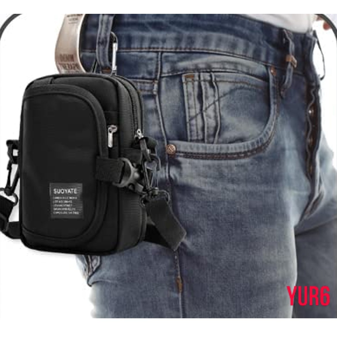 3WAY 多機能 ベルトポーチ 大容量 スマホポーチ ウエストポーチ カードポケット キーリング ペンポケット 軽量 普段使い アウトドア拍卖