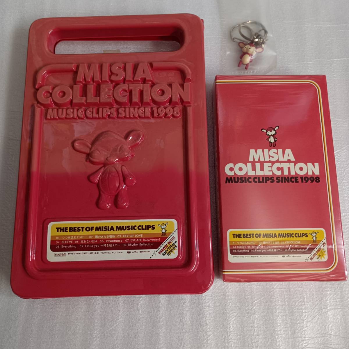 未開封 初回生産分 MISIA COLLECTION MUSIC CLIPS SINCE 1998 THE BEST キーホルダー封入スペシャル ビデオクリップ集 ミーシャ ベスト拍卖